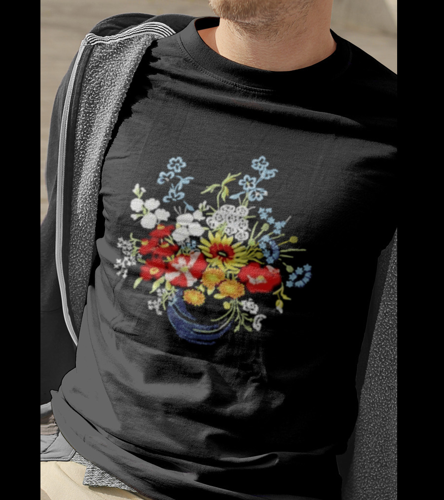 Paige Bueckers Embroidered Floral OKC T-Shirt
