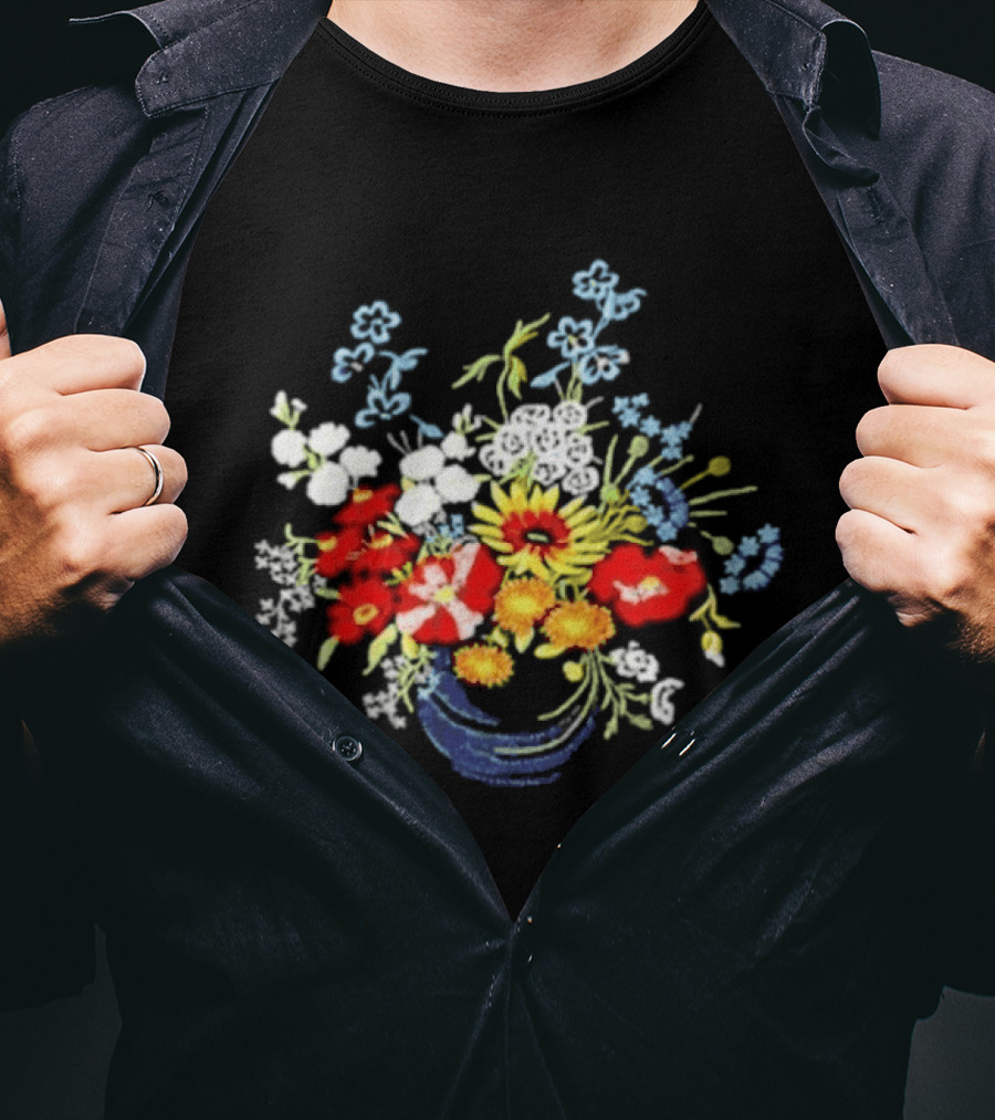 Paige Bueckers Embroidered Floral OKC T-Shirt