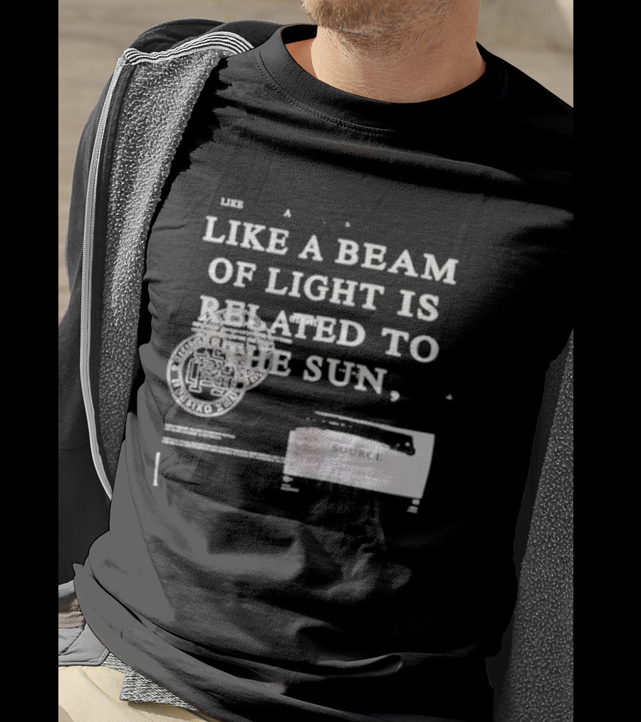 Kyrie Irving Like A Beam Of Light Is Related To The Sun Cosmic Court Vision T-Shirt