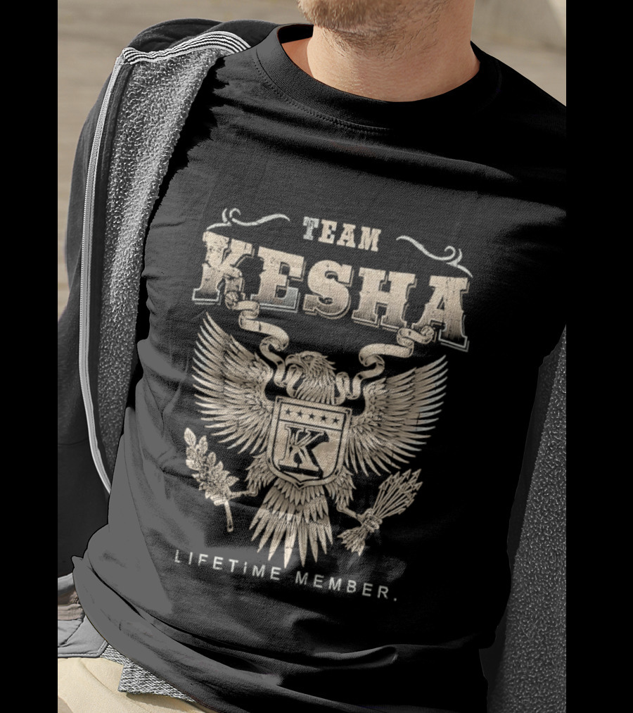 Team Kesha Lifetime Member Eagle T-Shirt