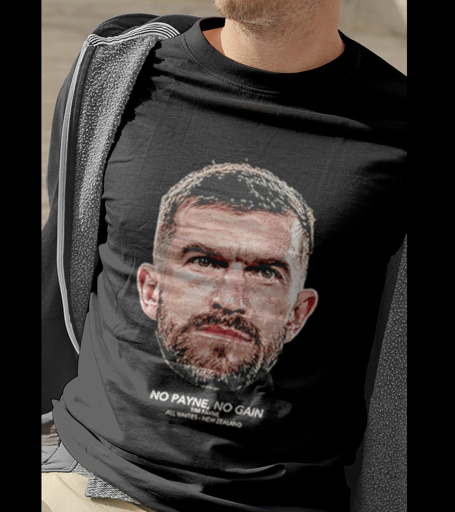 Tim Payne Wellington Phoenix No Payne No Gain Big Head T-Shirt