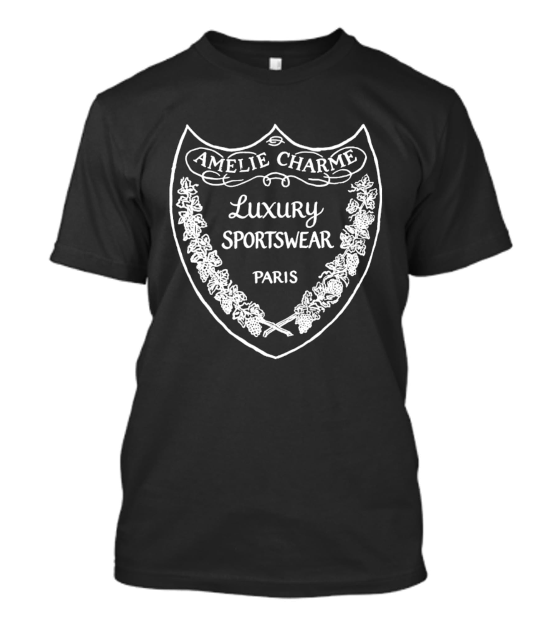 Amelie Charme Luxury Sportswear Paris Elegance T-Shirt