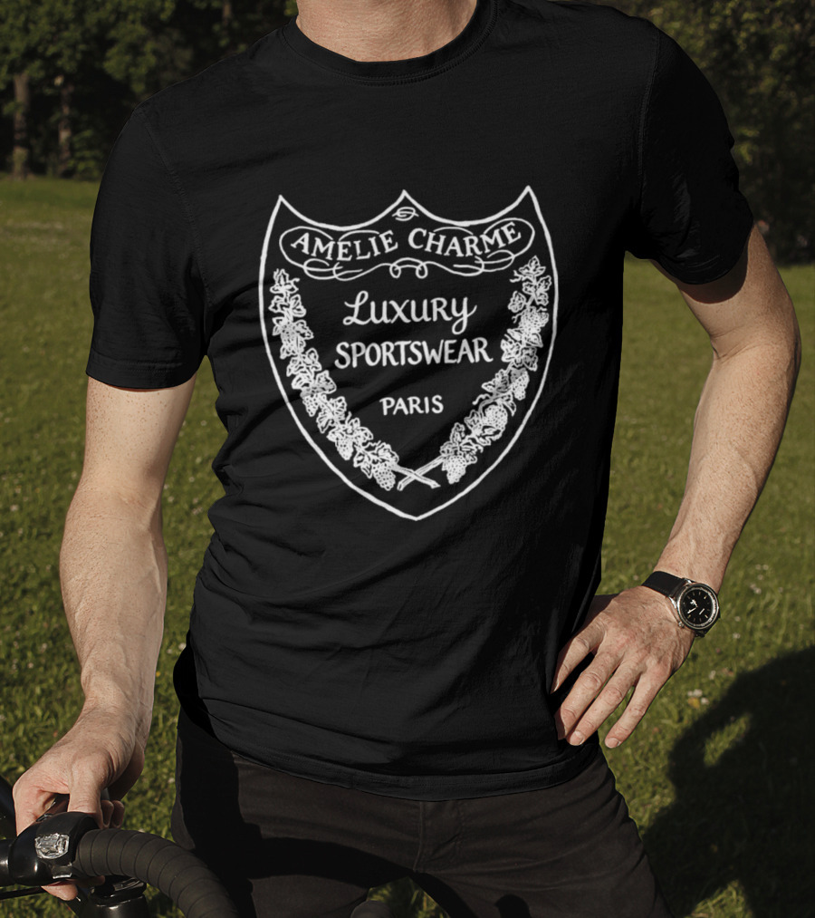 Amelie Charme Luxury Sportswear Paris Elegance T-Shirt