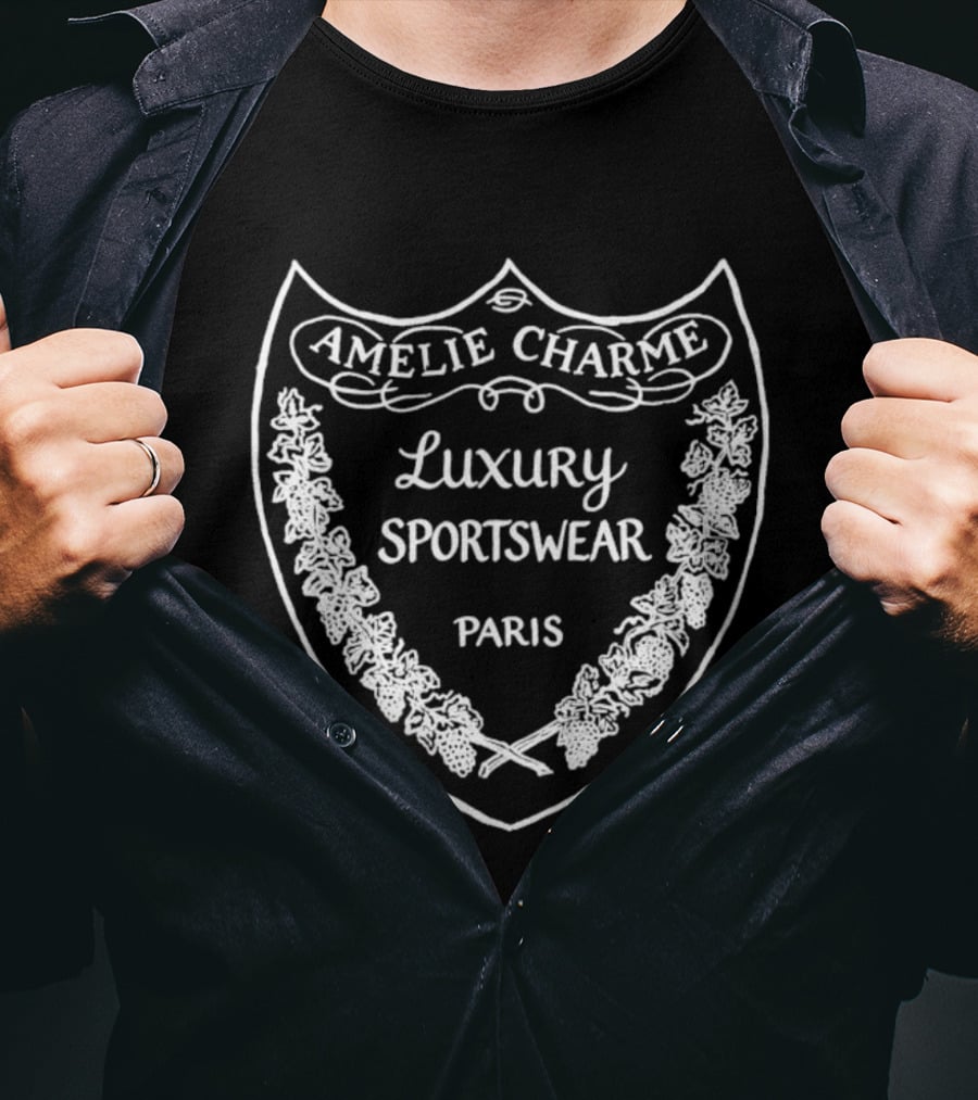 Amelie Charme Luxury Sportswear Paris Elegance T-Shirt