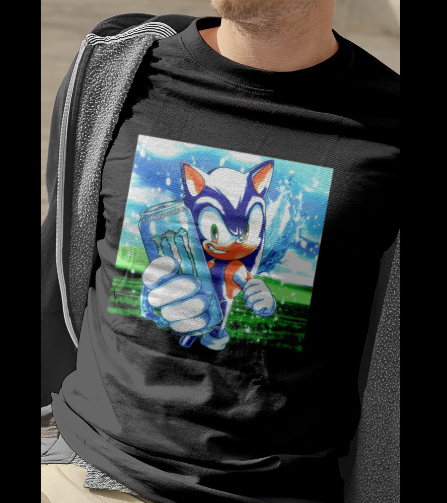 Mamono World Hedgehog Monster Energy T-Shirt