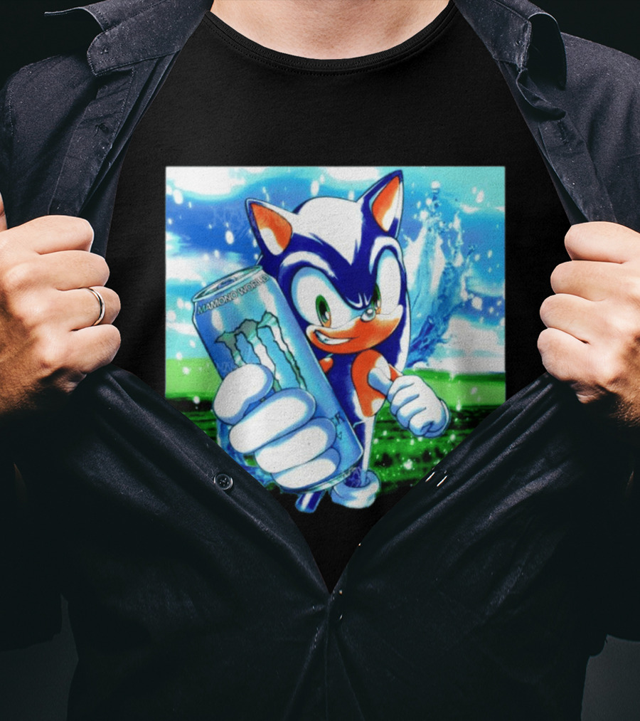 Mamono World Hedgehog Monster Energy T-Shirt