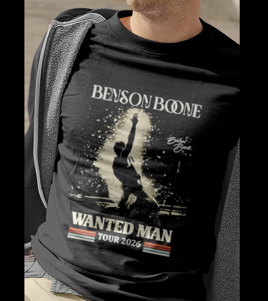 Benson Boone Wanted Man Tour 2026 T-Shirt
