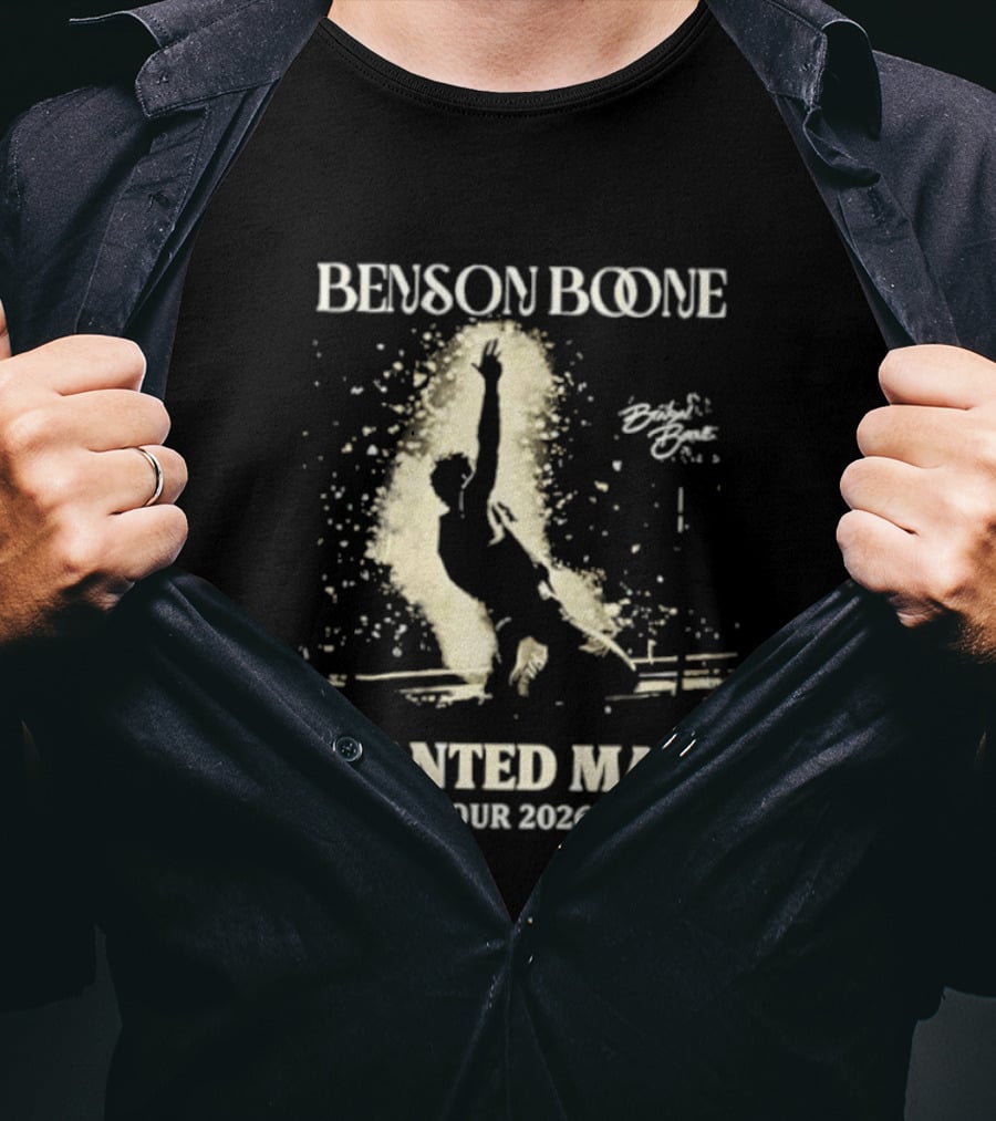 Benson Boone Wanted Man Tour 2026 T-Shirt