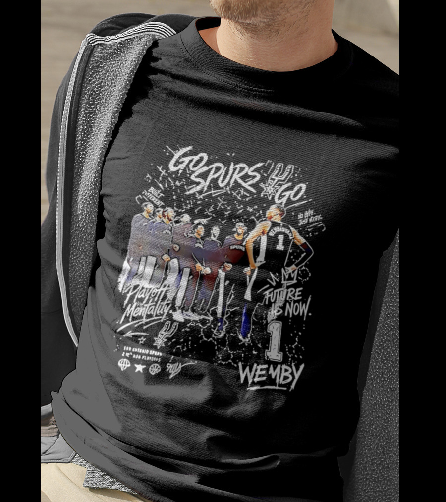 Spurs Built Different No Hype Just Work Future Is Now Wembanyama Wemby T-Shirt
