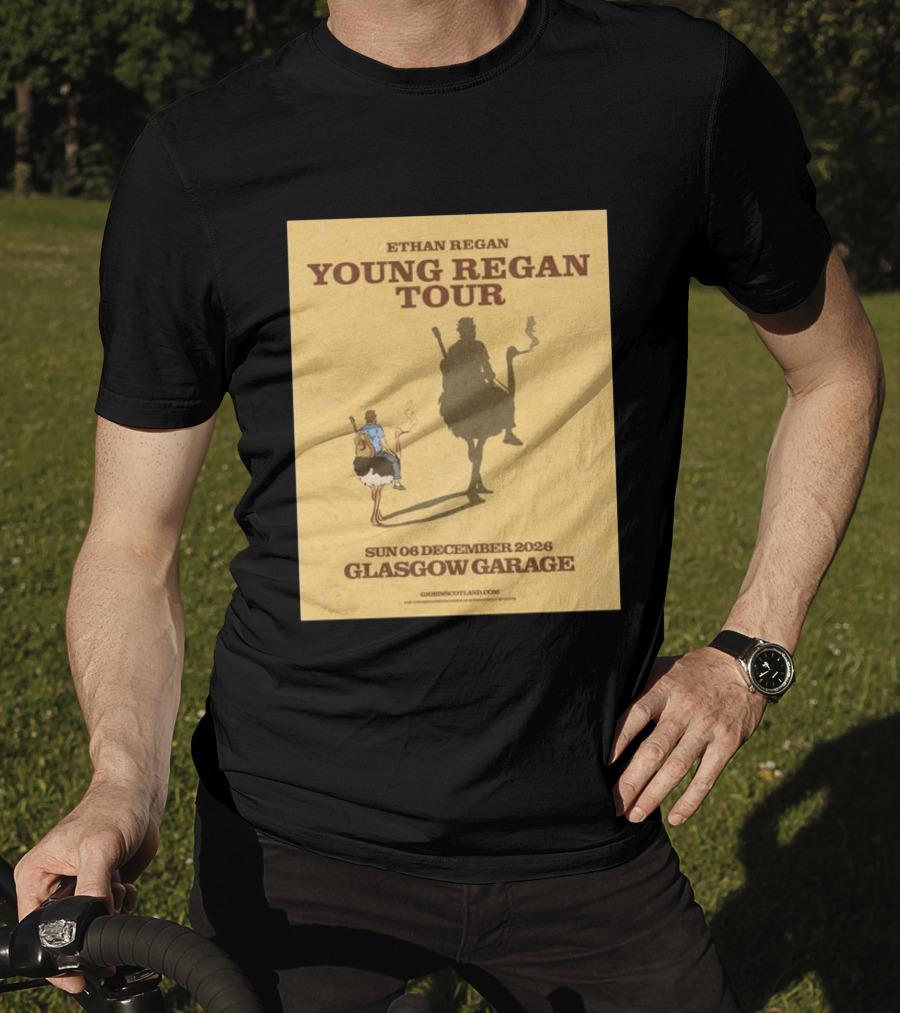 Ethan Regan Young Regan Tour December 2026 Glasgow Garage T-Shirt