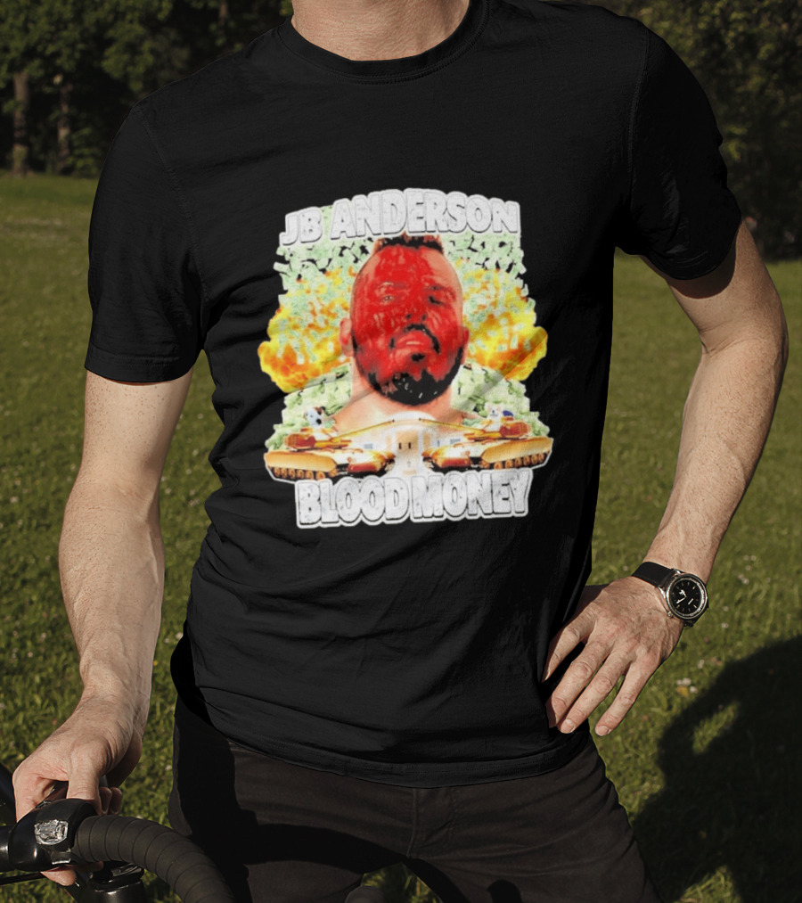 JB Anderson Bloodmoney 90s Bootleg Explosion Cash Tanks T-Shirt