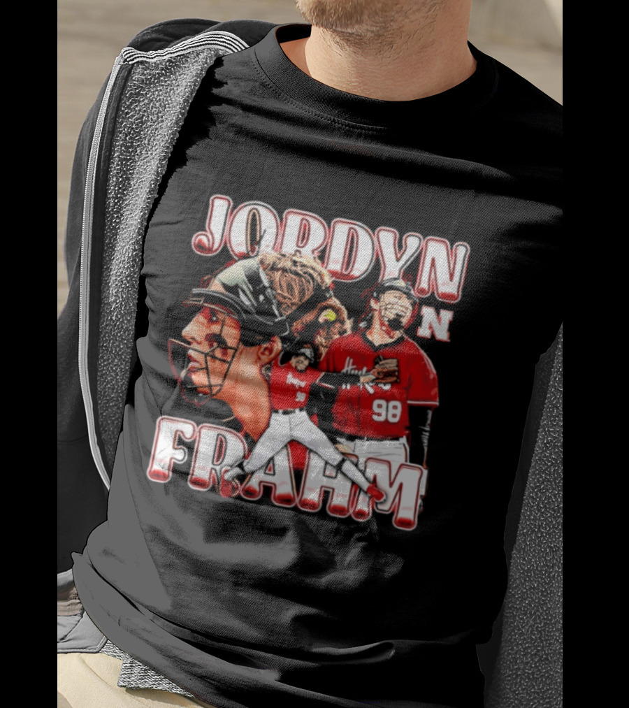Jordyn Frahm Nebraska Softball NCAA Collage 98 T-Shirt