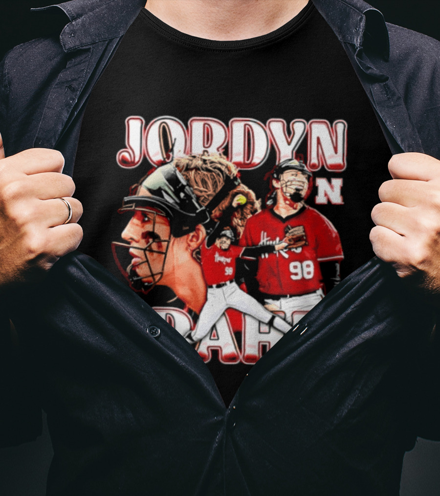 Jordyn Frahm Nebraska Softball NCAA Collage 98 T-Shirt