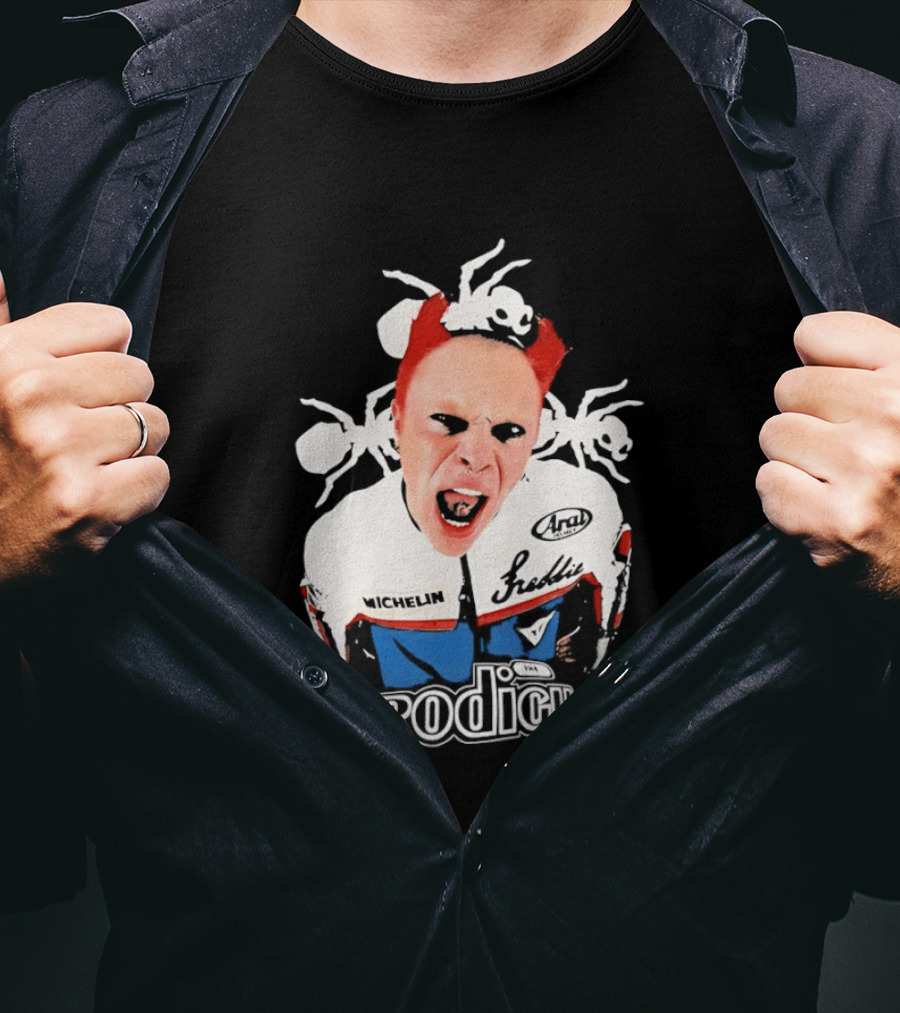 Keith Flint The Prodigy Michelin Arai Electronic Music Band Concert T-Shirt