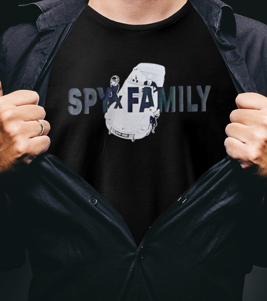 SPY X FAMILY Loid Yor Anya Bond Car Adventure T-Shirt