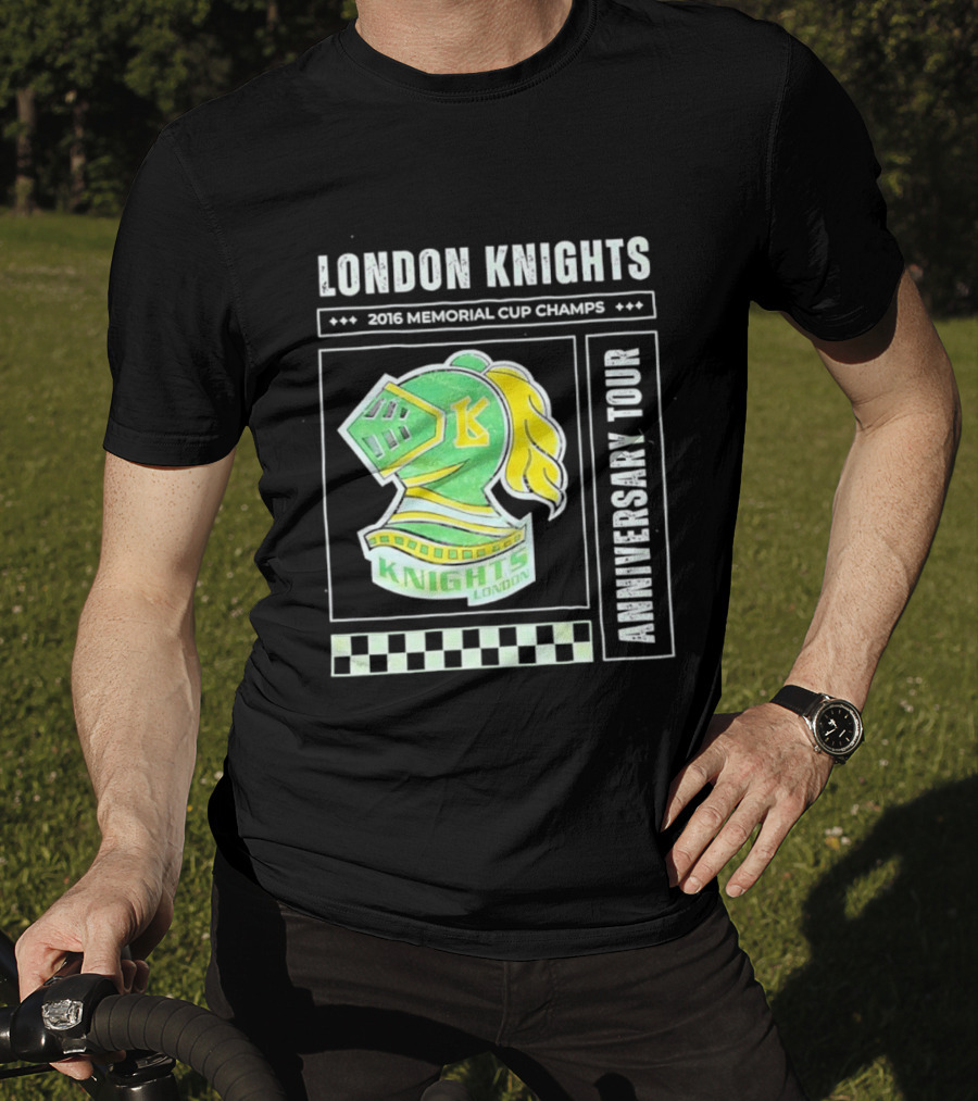 London Knights 2016 Memorial Cup Champs Anniversary Tour T-Shirt