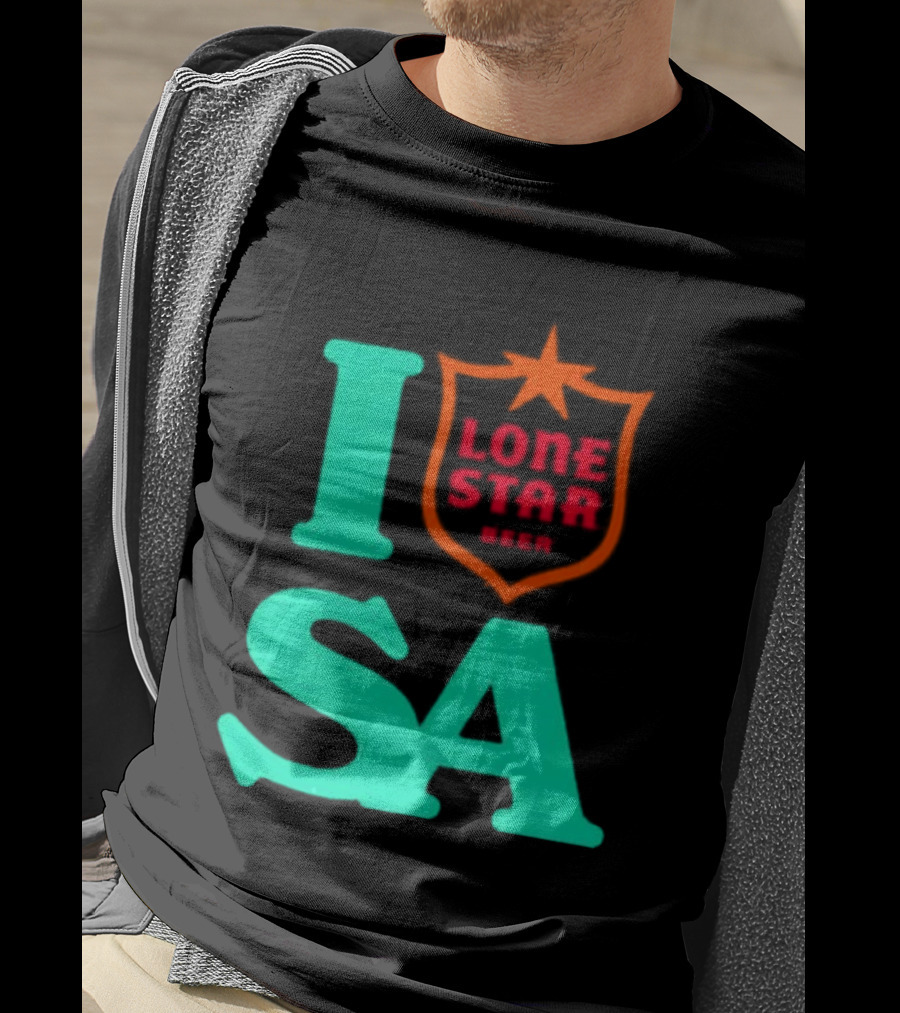 Lone Star Beer I Love San Antonio USA Texas T-Shirt
