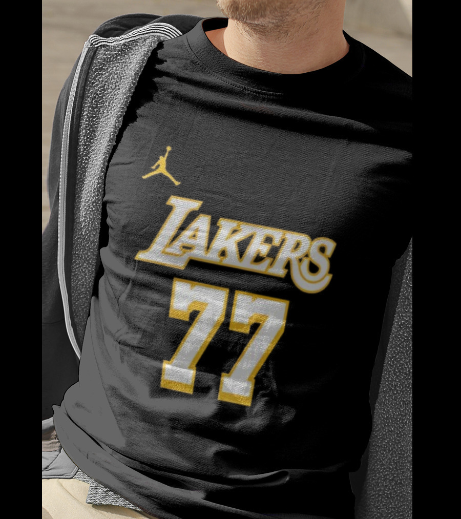 Luka Doncic Lakers 77 Jordan T-Shirt