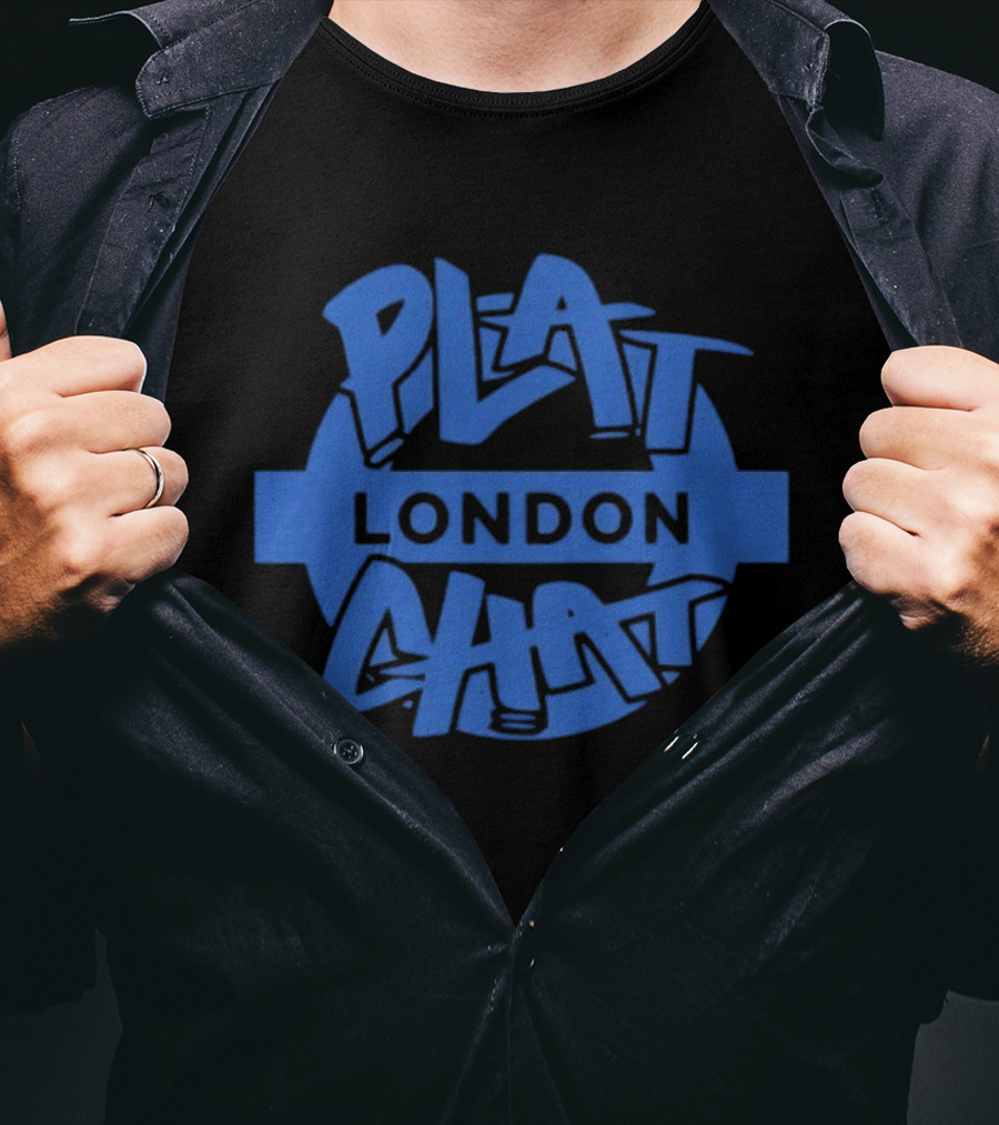Plat Chat London Blue Roundel T-Shirt