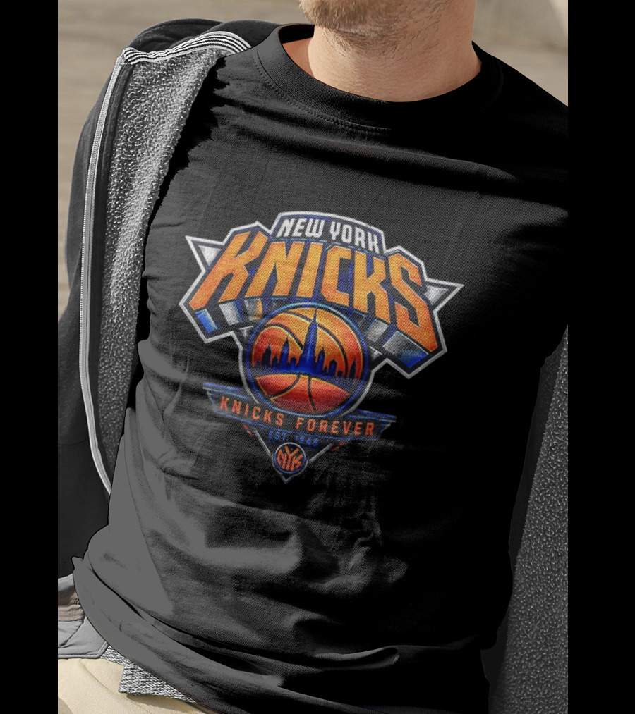 New York Knicks Forever Est 1946 NYK Basketball Team T-Shirt