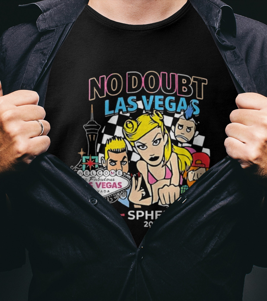 No Doubt Las Vegas Sphere 2026 Concert Merchandise T-Shirt