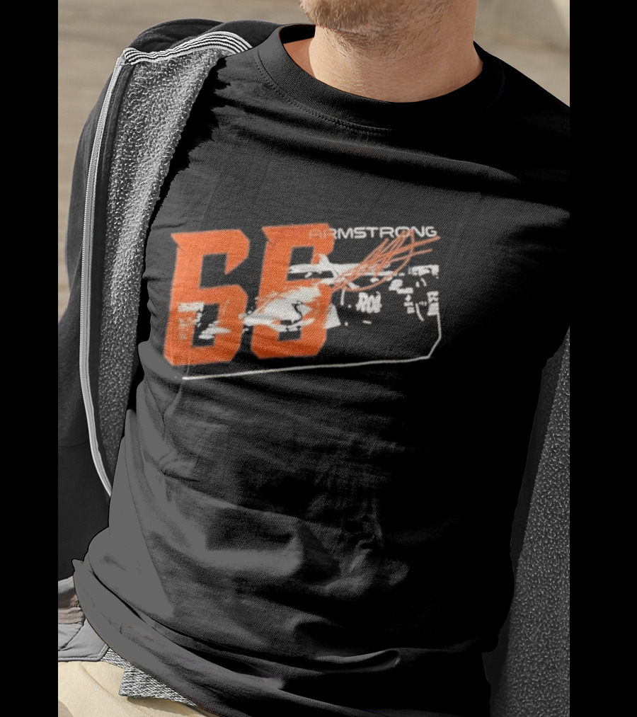 Armstrong 66 Racing Number With Dynamic Speed Lines T-Shirt