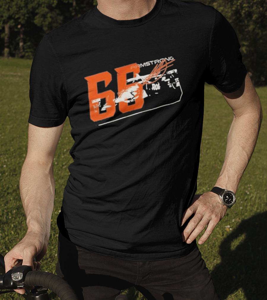 Armstrong 66 Racing Number With Dynamic Speed Lines T-Shirt