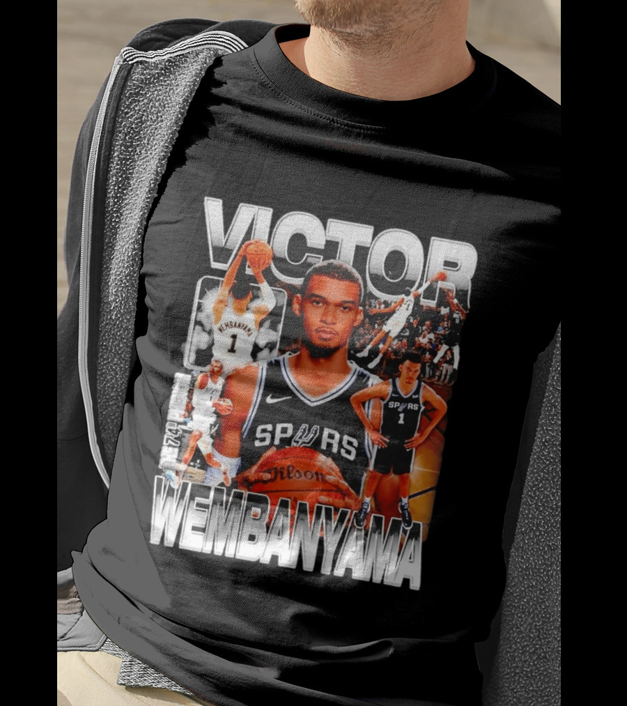 Victor Wembanyama Spurs Phenom Basketball Player T-Shirt