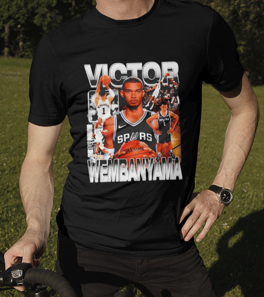 Victor Wembanyama Spurs Phenom Basketball Player T-Shirt