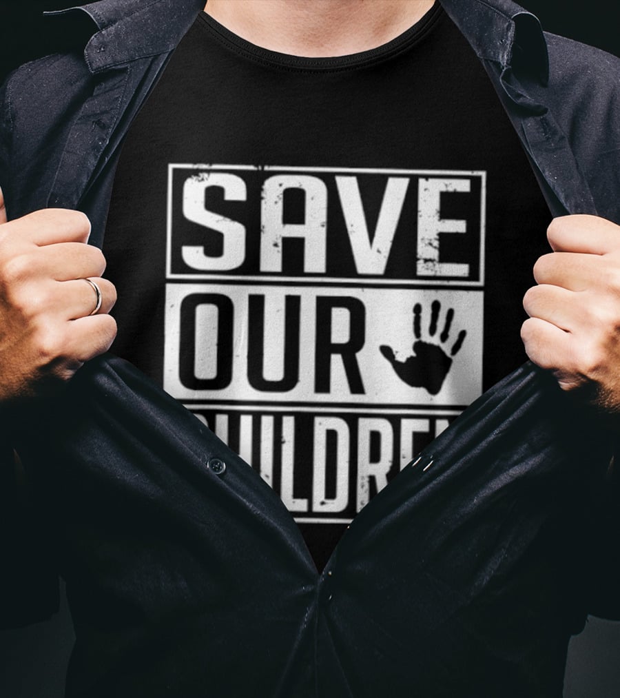 Save Our Children Handprint Awareness T-Shirt