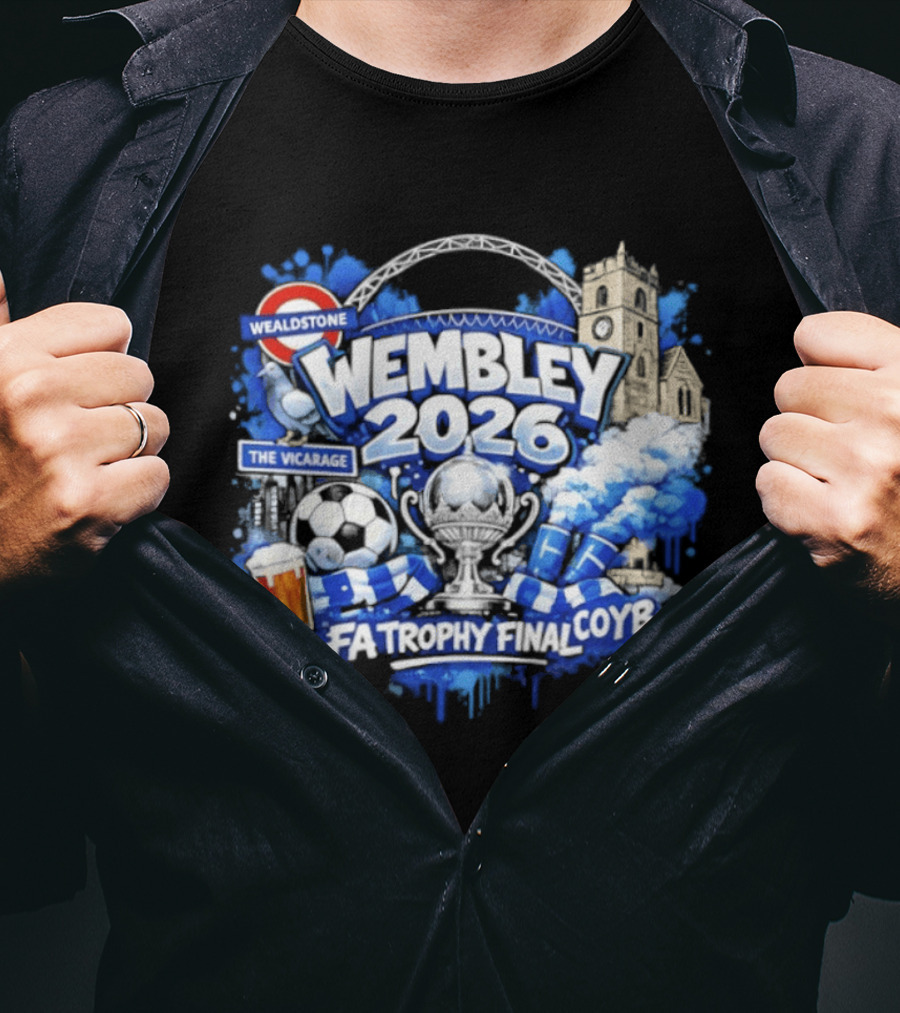 Wealdstone Wembley 2026 FA Trophy Final COYB The Vicarage T-Shirt