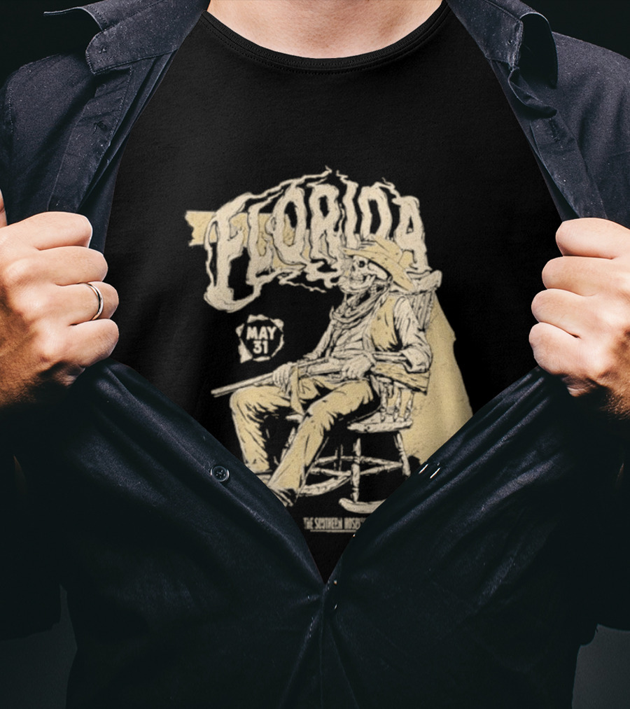 Florida Whiskey Myers May 31 2026 MIDFLORIDA Credit Union Amphitheatre Tampa T-Shirt
