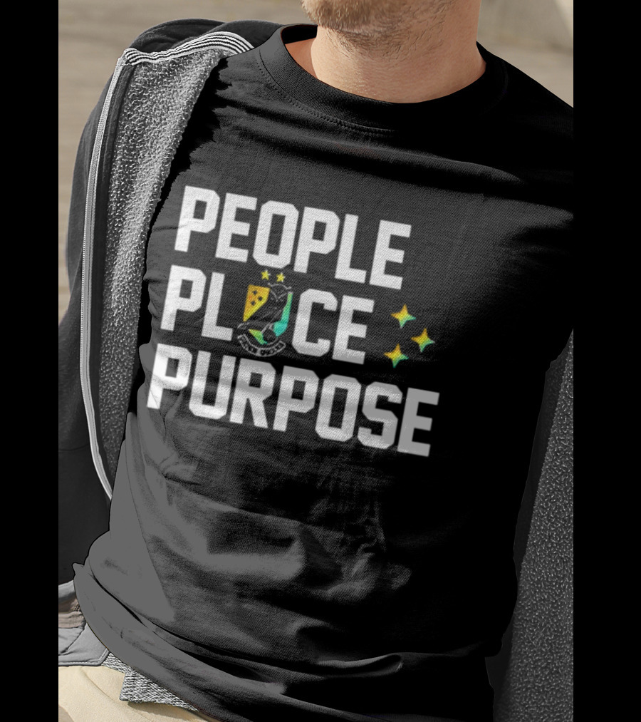 People Place Purpose LGBTQ Pride Month Rainbow Stars T-Shirt
