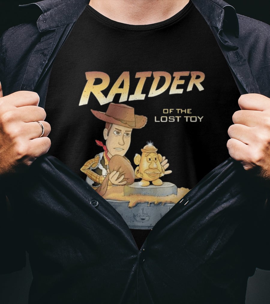 Raiders Toy Story Woody Mr Potato Head Lost Toy T-Shirt