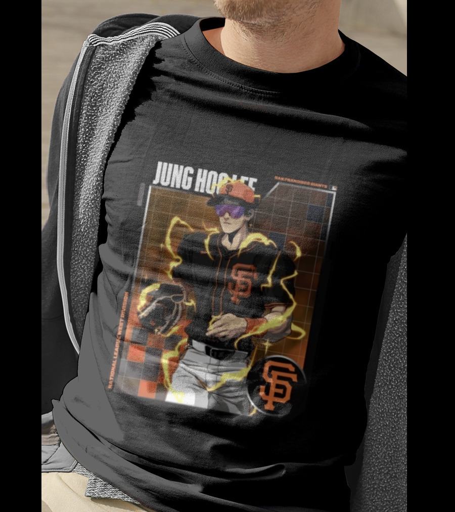 Jung Hoo Lee San Francisco Giants National League West Division Super Saiyan T-Shirt