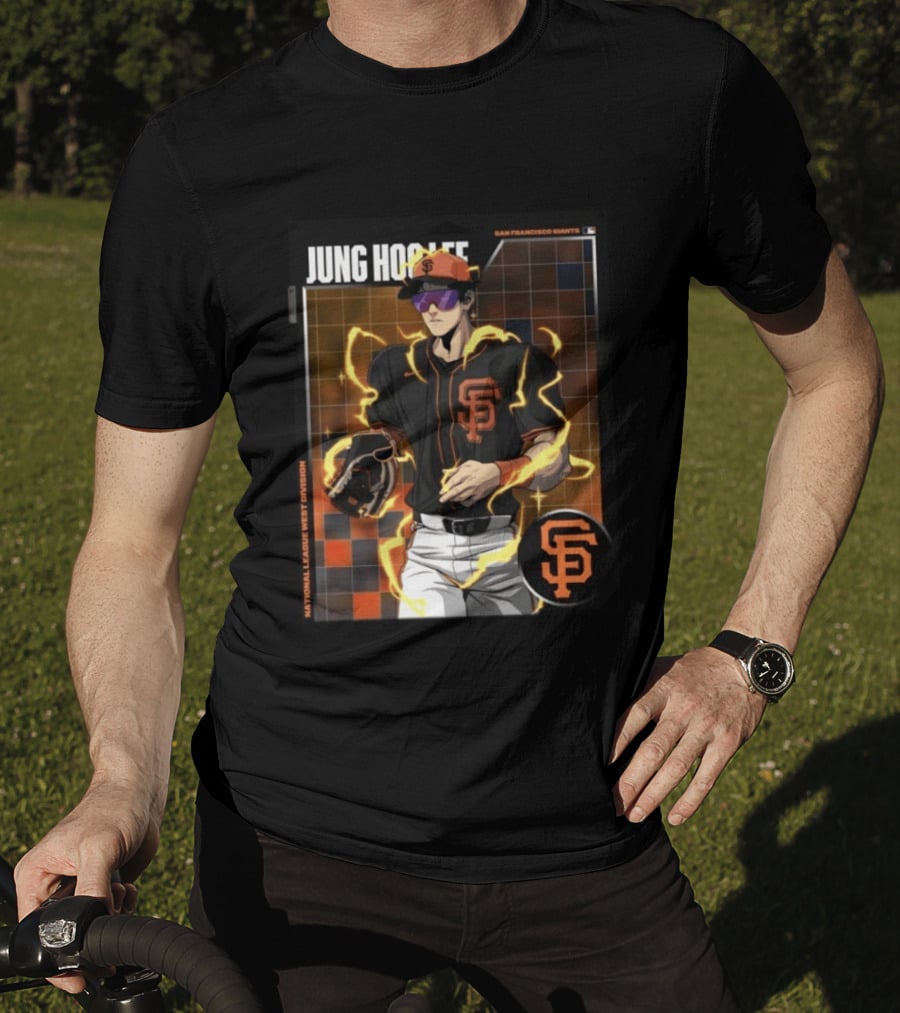Jung Hoo Lee San Francisco Giants National League West Division Super Saiyan T-Shirt