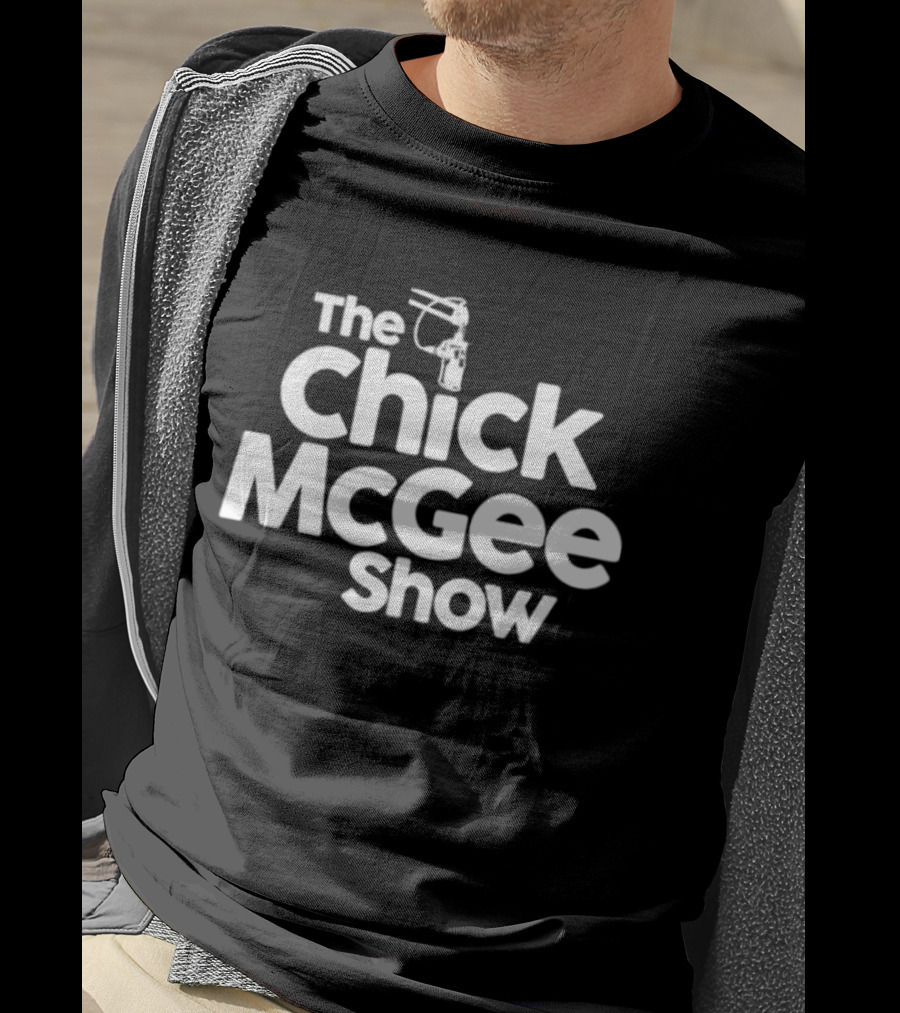 The Chick McGee Show Podcast Mic T-Shirt