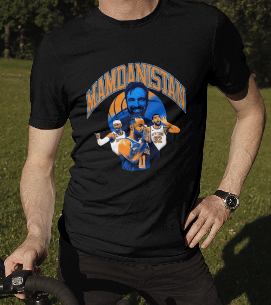 MAMDANISTAN Alien Workshop New York Knicks T-Shirt
