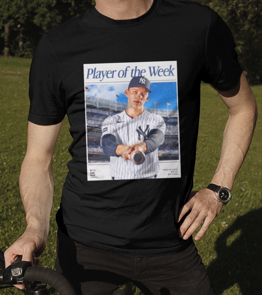 American League May 25 May 31 2026 Ben Rice Player Of The Week Yankees T-Shirt