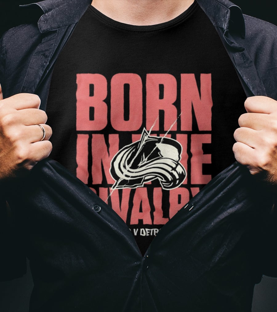 Born In The Rivalry Colorado V Detroit 1997 NHL Hockey Colorado Avalanche T-Shirt