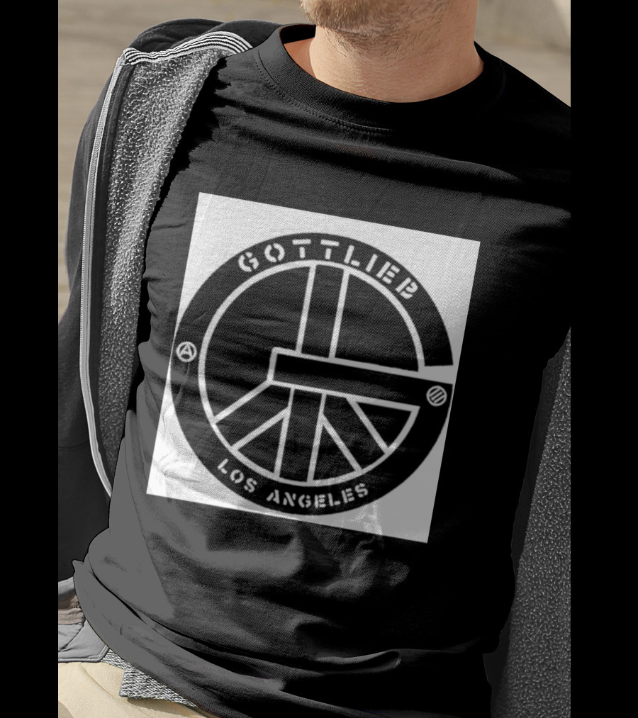Gottlieb Peace Symbol Circle Los Angeles T-Shirt