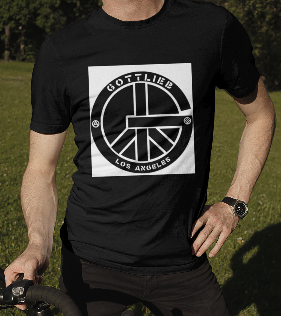 Gottlieb Peace Symbol Circle Los Angeles T-Shirt