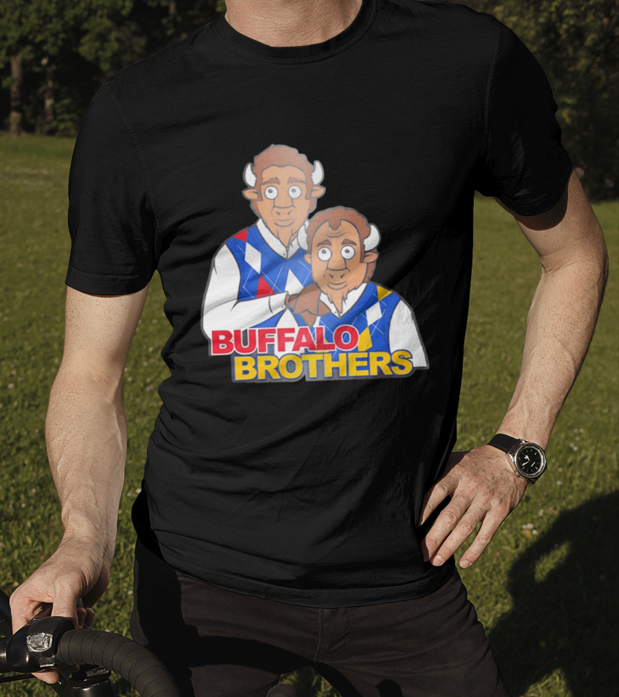 Buffalo Brothers Buffalo Bills Football 2026 Cartoon T-Shirt