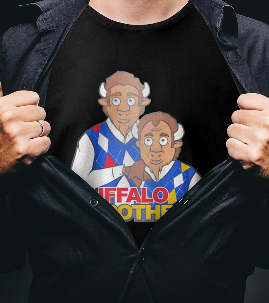 Buffalo Brothers Buffalo Bills Football 2026 Cartoon T-Shirt