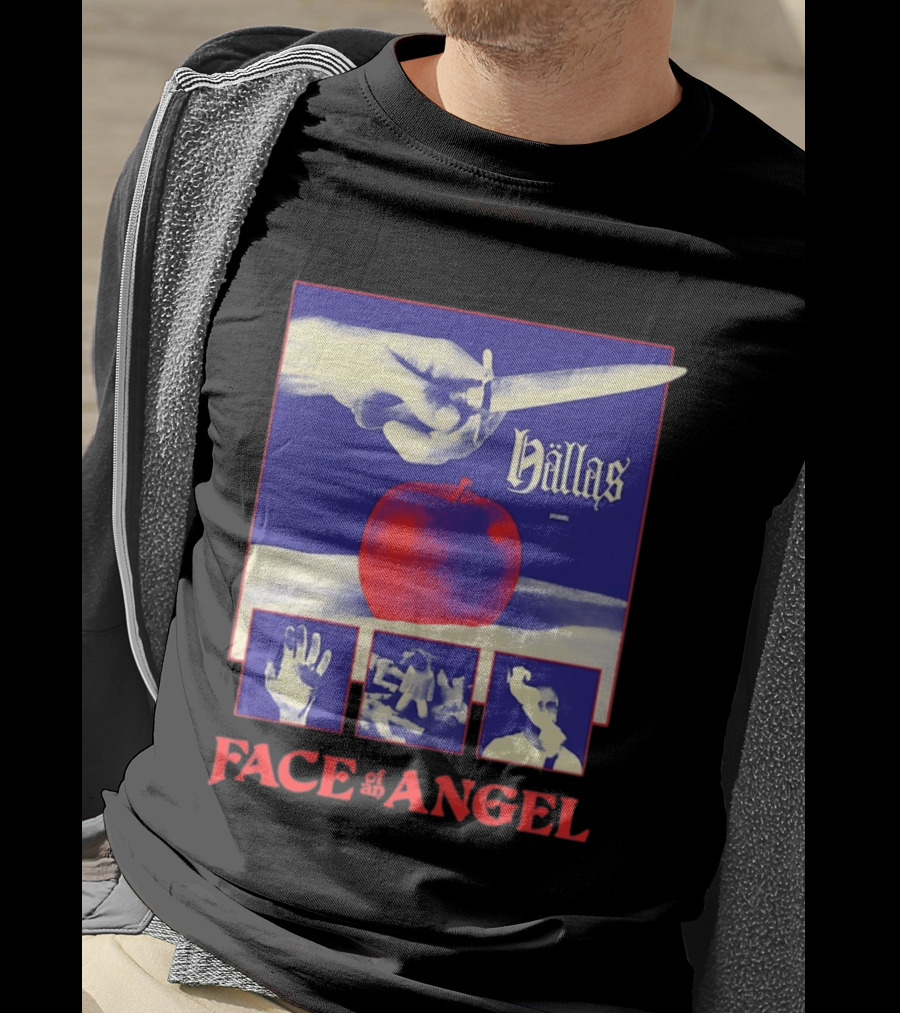 Hallas Face Of An Angel Album Heavy Metal Rock Band Music T-Shirt