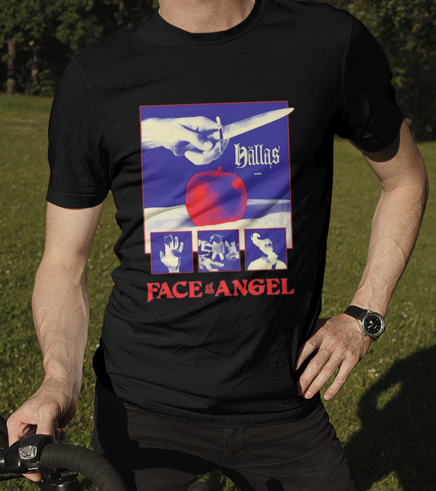Hallas Face Of An Angel Album Heavy Metal Rock Band Music T-Shirt