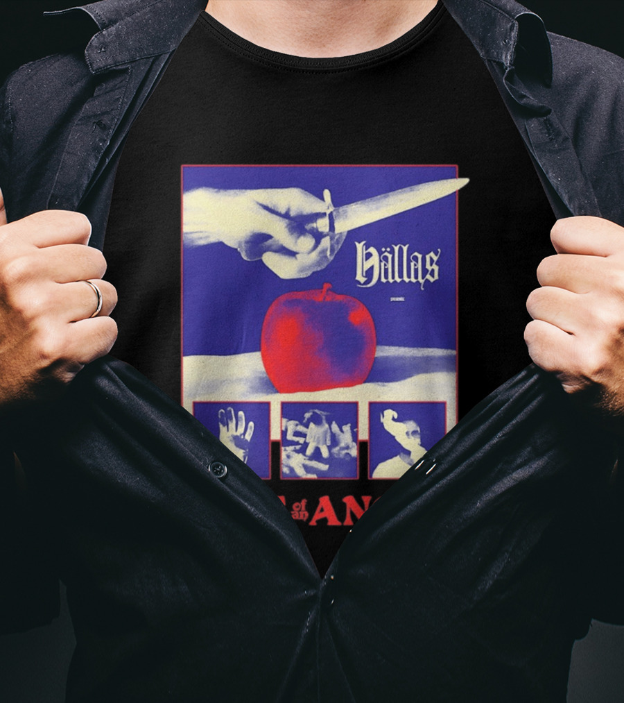 Hallas Face Of An Angel Album Heavy Metal Rock Band Music T-Shirt