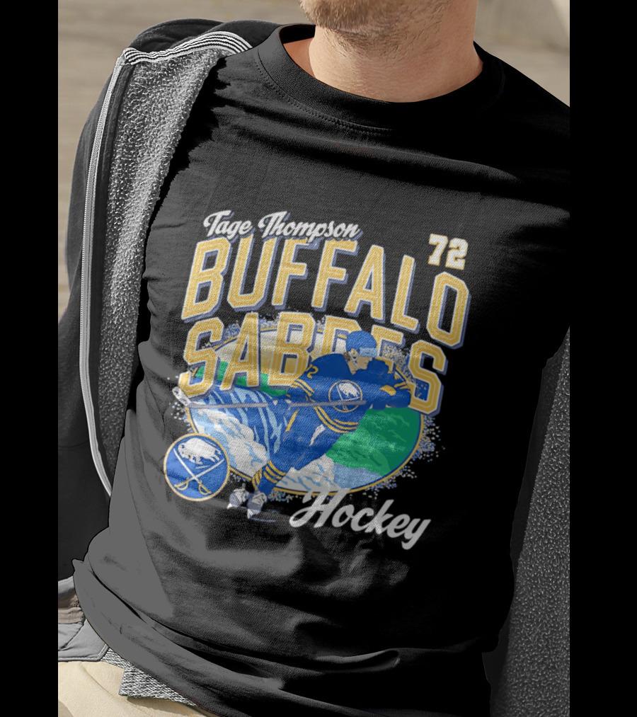 Tage Thompson 72 Buffalo Sabres Hockey Player T-Shirt