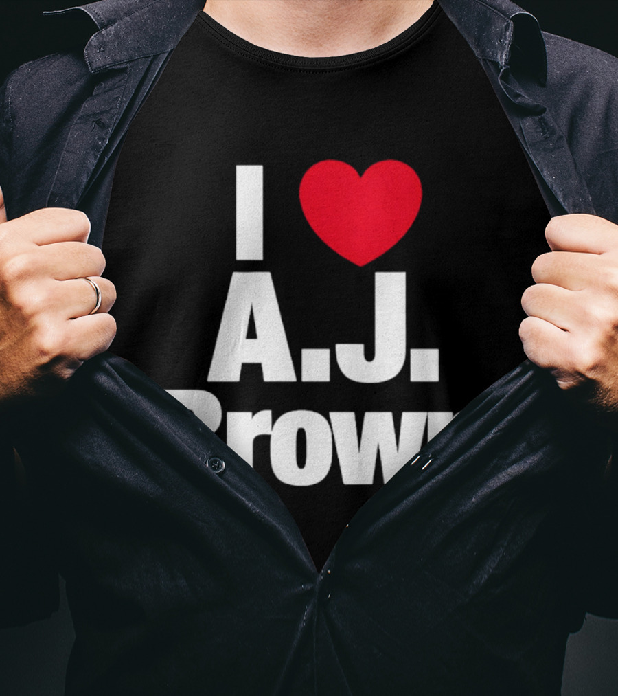 I Love A. J. Brown T-Shirt