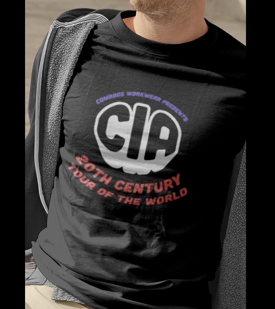 CIA 20th Century Tour Of The World George Widener Presents T-Shirt
